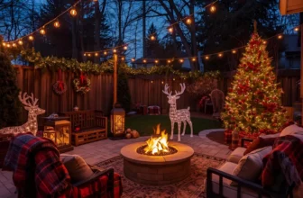 Christmas Backyard Decor