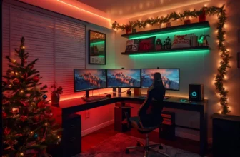 Christmas Game Room Decor